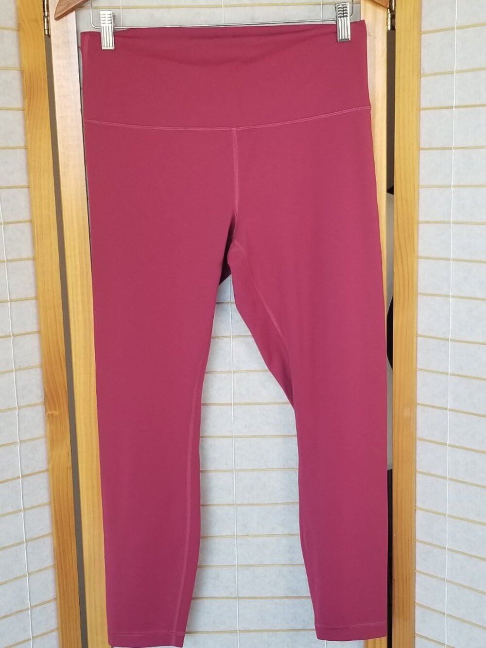 Lululemon Wunder Train High-Rise Tight 25"  LW5CQDS Raspberry Color Size 12